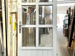 Terrassedør m. stort vinduesparti (u. karm)