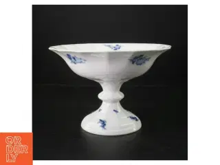 Royal Copenhagen, blå blomst, kantet, opsats (str. H. 16 cm ø. 24 cm)