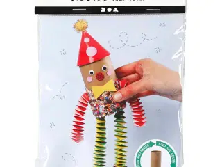 Mini DIY Kit, Toiletrulle klovn, 1 pk.