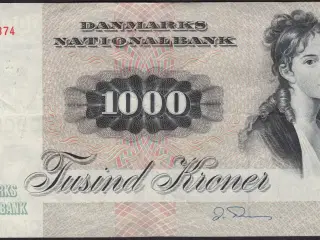 Danmark 1000 kroner C4 1992 (Egern)