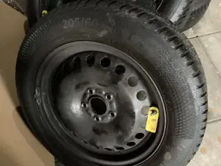 Stålfælge m. Continental Winther Contact ET50