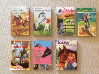 Diverse hestebøger pr. stk. fra