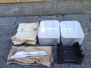 Militær kogesæt m brænder