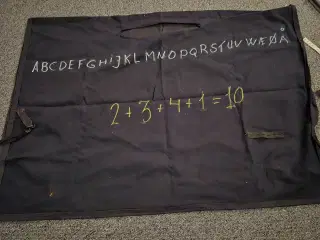 Sort skole tavle kostume 57*90 cn  Str onesize