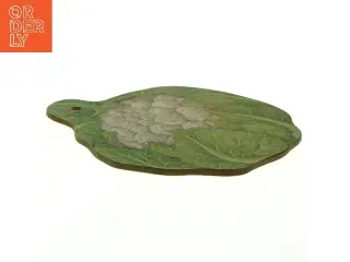 Skærebrædt med blomkåls motiv (str. 24 x. 21 cm)