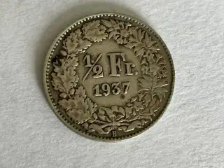 1/2 Franc Switzerland 1937