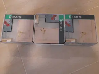 Dørgreb i messing/blank