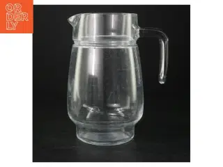 Glas kande (str. H. 20 cm)