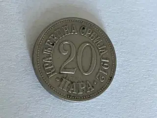 20 Para Serbia 1912