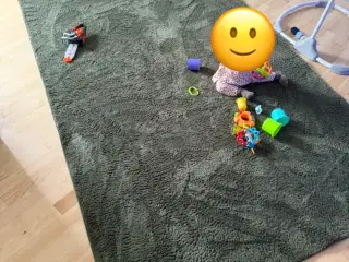 Stort Gulvtæppe grønt 