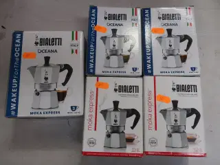 5 stk. kaffekogere BIALETTI MOKA EXPRESS