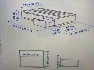 Nordli seng fra Ikea + Malvik madras