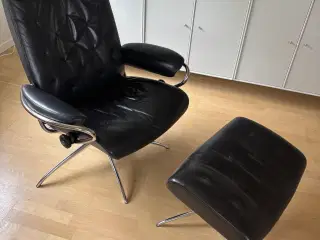 Stressless stol og skammel