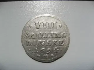 Flot VIII Skilling 1694, Glückstadt