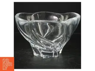 Glas Dekorativ Skål fra Holmegaard (str. Ø 21 cm)