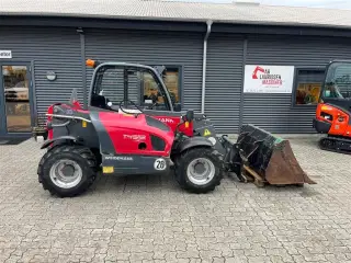 Weidemann T4512 teleskoplæsser med skovl og gafler