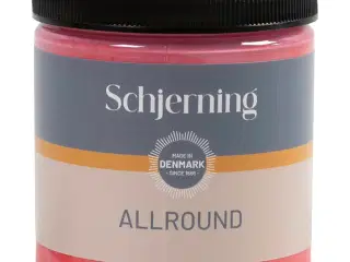 Silkemat rød udendørsmaling 250ml - God dækkeevne