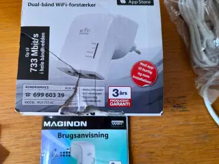 MAGINON Dual-Bånd WiFi - forstæter, Router og 