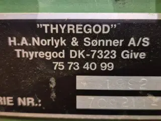 Thyregod kost PTO drevet