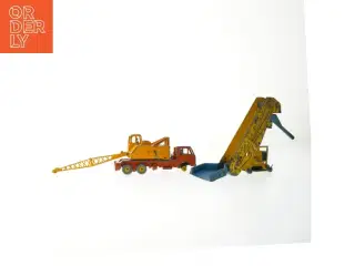 Dinky Legetøj lastbil og gravemaskine sæt