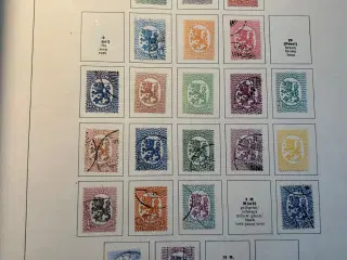 Frimærkesamling Skandinavien.