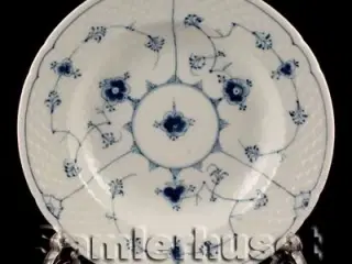 Blåmalet Tallerken Dyb 24 cm.