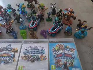 Skylander Figurer + spil + diverse