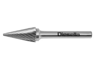Fræsestift HM Ø6x18 mm form M (Single cut) med Ø6 mm skaft
