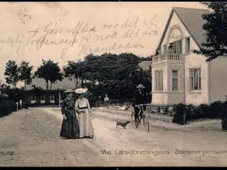 Thurø - Ved Læseforeningens Sommerpensionat - Stender 7374 - Brugt - Stjernestempel Thurø !