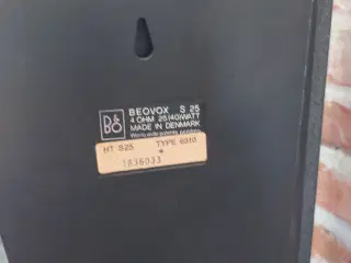 Sæt B&O S25 i palisander 