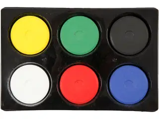 Vandfarver i blokform - Primærfarver, 1 pk.