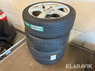 Fælge med dæk Wheeltech protech 17"