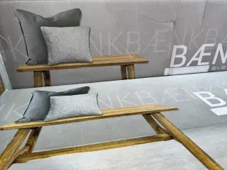 Splinterny, aldrig udpakket bænk i teak