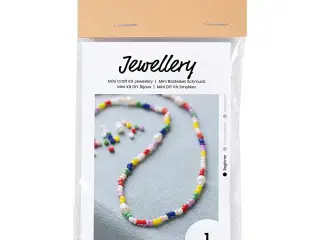 Mini DIY Kit Smykker, Halskæder med ferskvandsperler, 1 pk.
