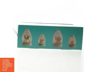 Påskeæg dekoration med træfigurer fra Creotime (str. 29,5x18 cm)