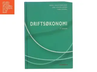 Driftsøkonomi af Lone Hansen (f. 1959-07-26) (Bog)