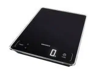 1 stk. Digitalvægt Soehnle sort 15 kg (Inkl. batteri AAA 263091)