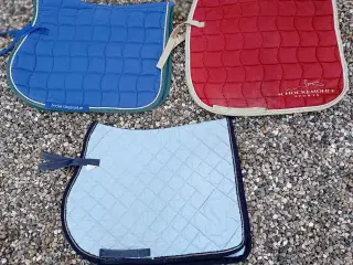 3 stk. sadelunderlag 