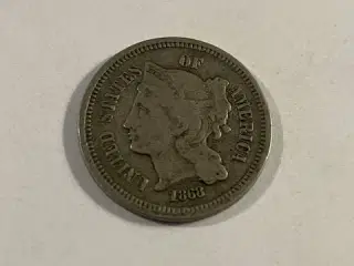 Three Cent 1868 USA