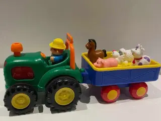 Happy baby - Farm Traktor med Trailer.