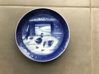 Royal Copenhagen juleplatte 1969