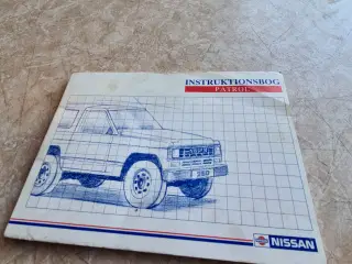 Brugt  instruktionsbog   Nissan Patrol