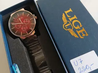 Lige fashion herre kuksus kvarts armbånds ur (U7)