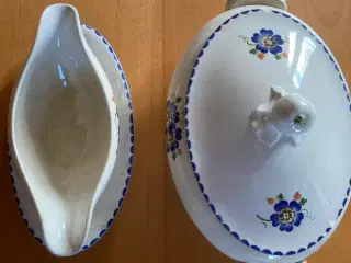 Københavns Porcelænsfabrik, lågfad, sovseskål