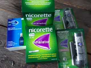 Nicorette produkter 