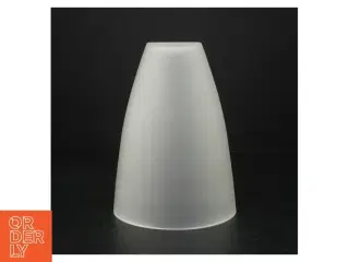Mælkehvid glas vase (str. 20 cm)