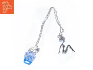 Sølv halskæde med figur vedhæng fra Fashion Jewelry (str. 60 cm)