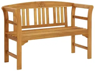Havebænk 114 cm massivt akacietræ