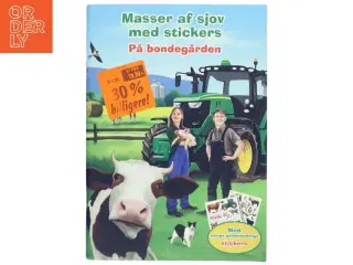 Klistermærkebog med bondegårdstema