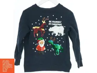 Julesweater med pailletter fra H&M (str. 110)